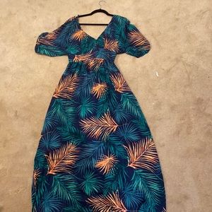 Apricot UK Palm Dress Size Medium